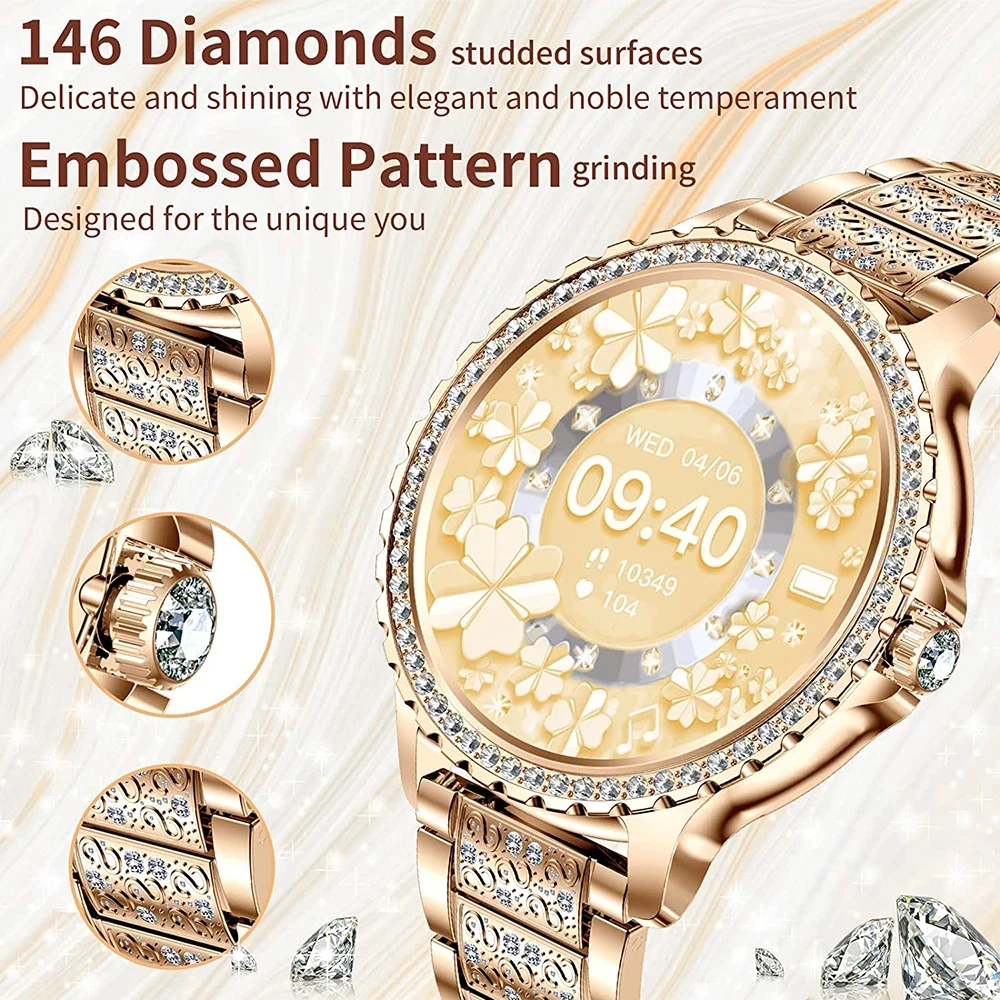 Fashion Luxury Gold Women Smar - مراجعة Luxury Watch German وسعره